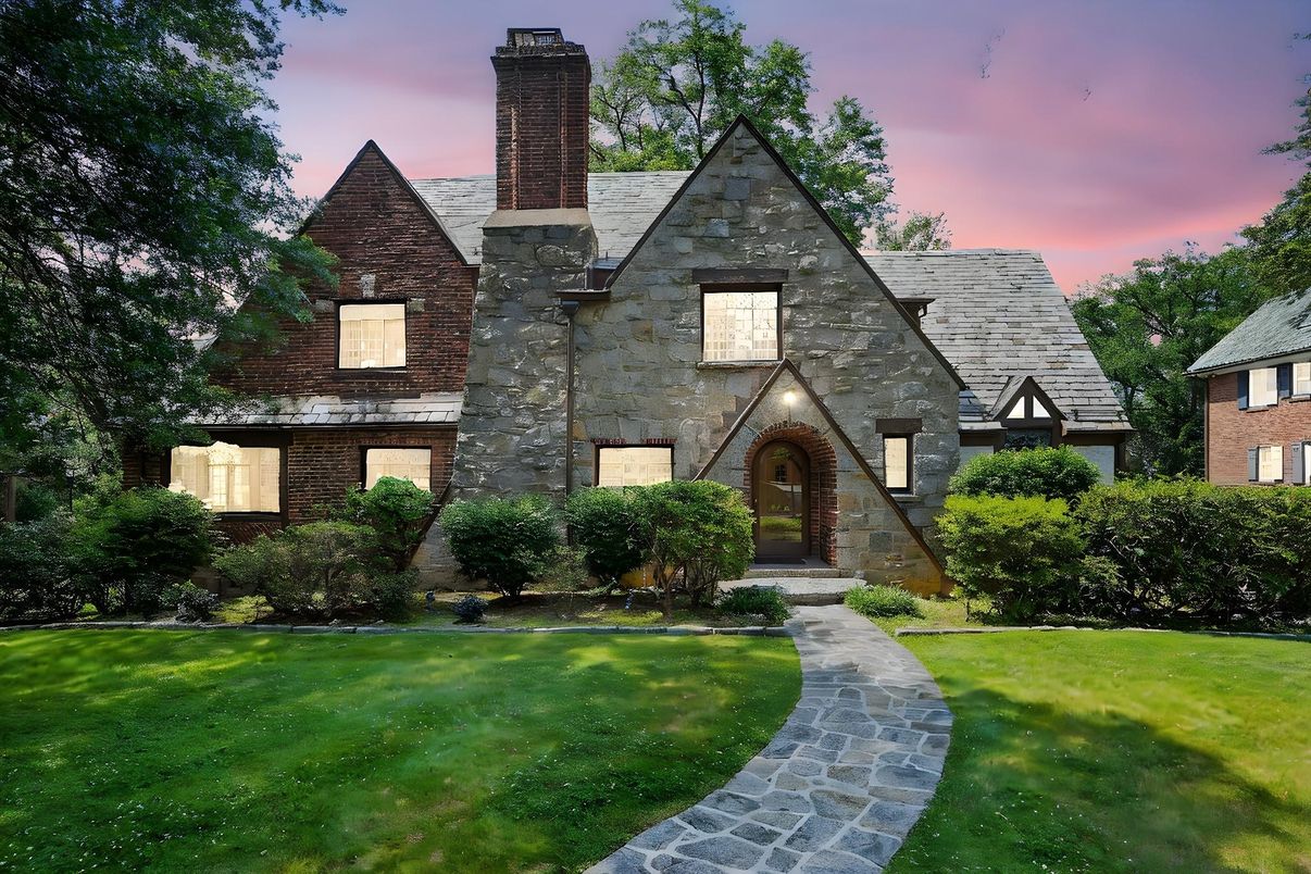 Backyard, Exterior, Facade, Brick Facade, Tudor Revival