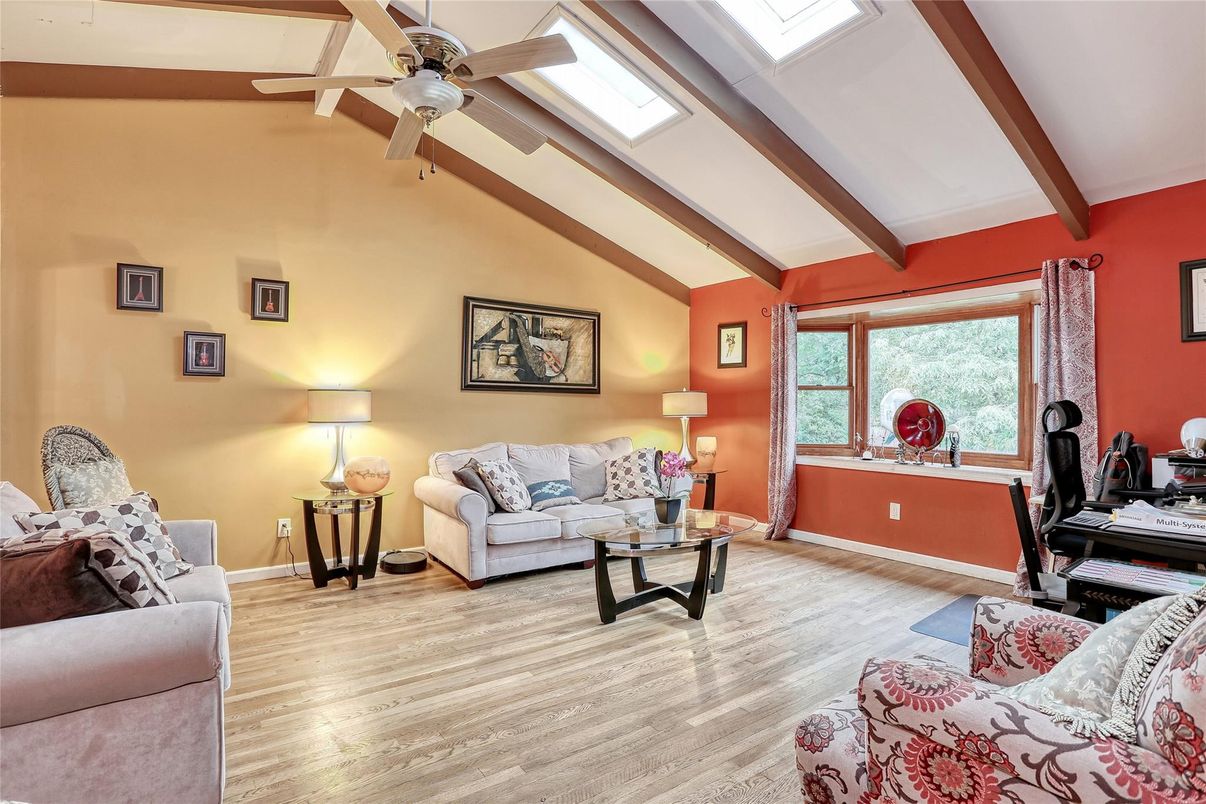 Interior, Living room, Wooden Beams, Wood Texture Flooring