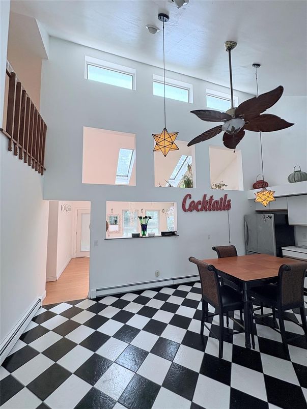 Dining room, Interior, Pendant Lights