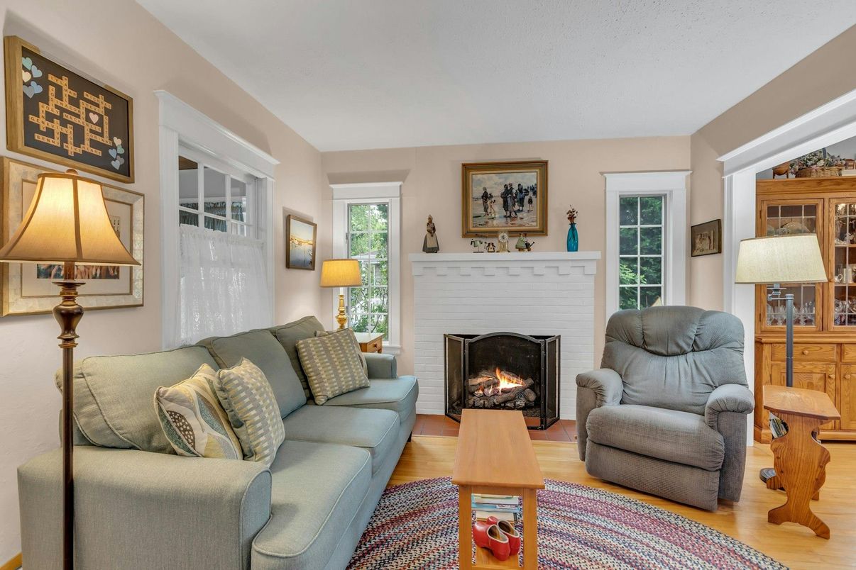 Fireplace, Interior, Living room, Wood Texture Flooring