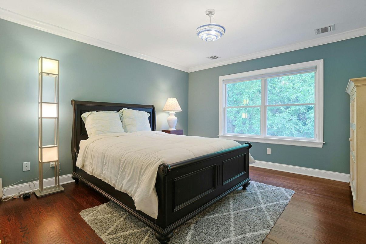 Bedroom, Interior, Wood Texture Flooring