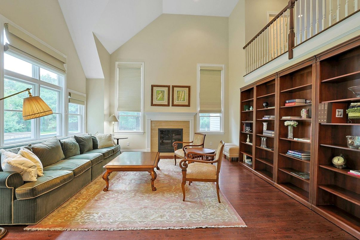 Fireplace, Interior, Living room, Wood Texture Flooring