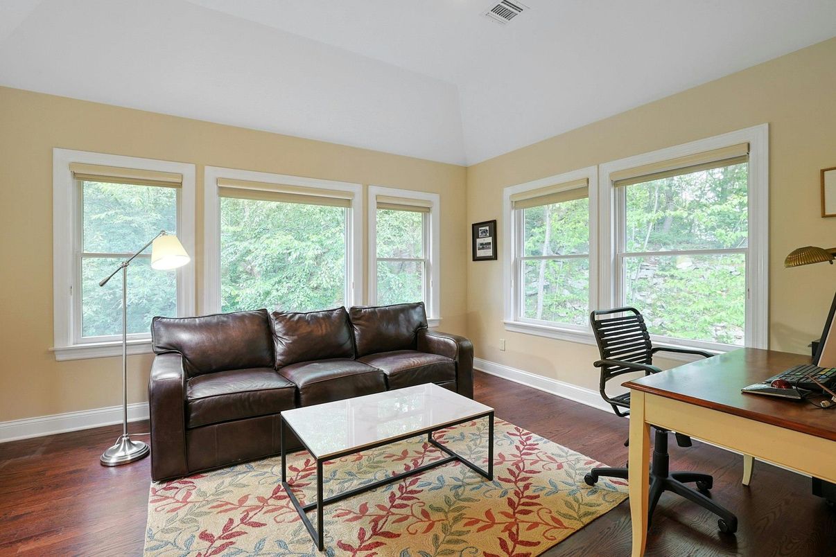Home Office, Interior, Wood Texture Flooring