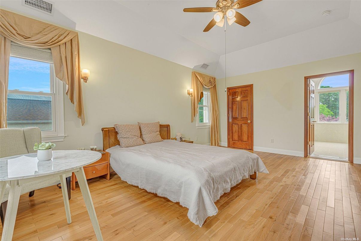 Bedroom, Interior, Wood Texture Flooring