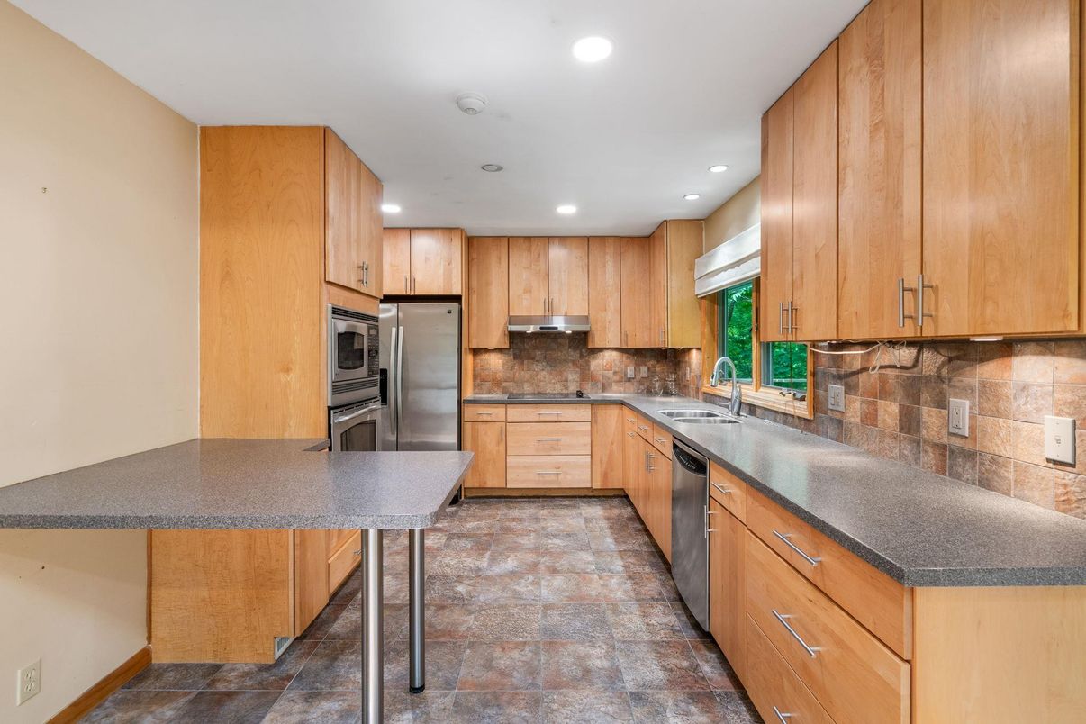 Interior, Kitchen, Recessed Lighting, Stainless Steel Appliances