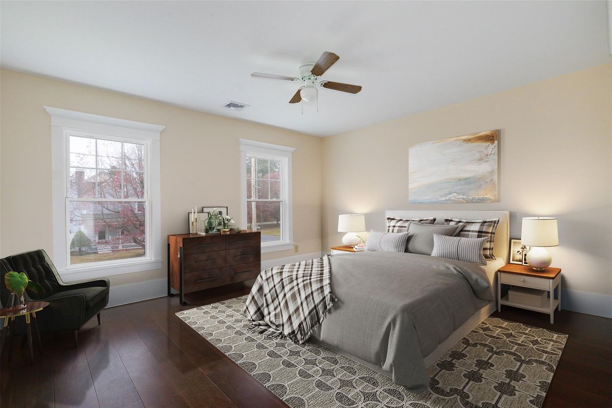 Bedroom, Interior, Wood Texture Flooring
