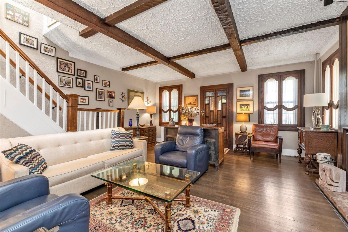 Interior, Living room, Wooden Beams, Wood Texture Flooring
