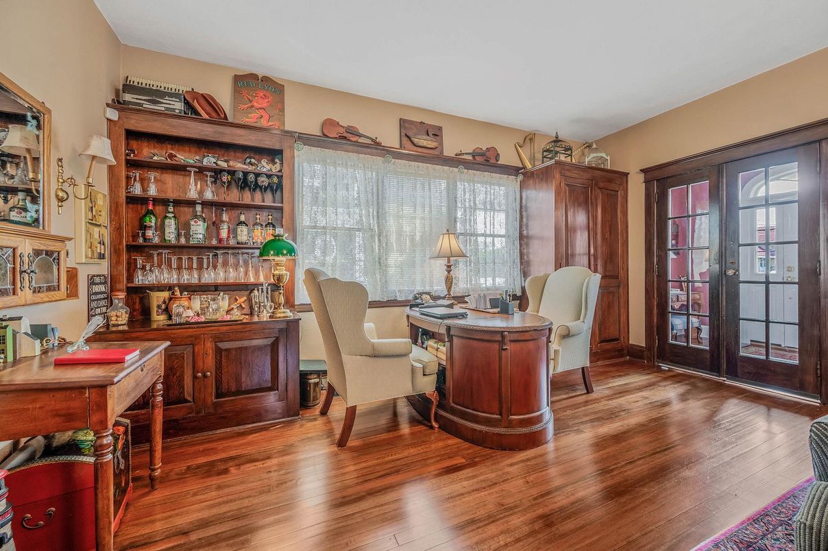Home Office, Interior, Wood Texture Flooring
