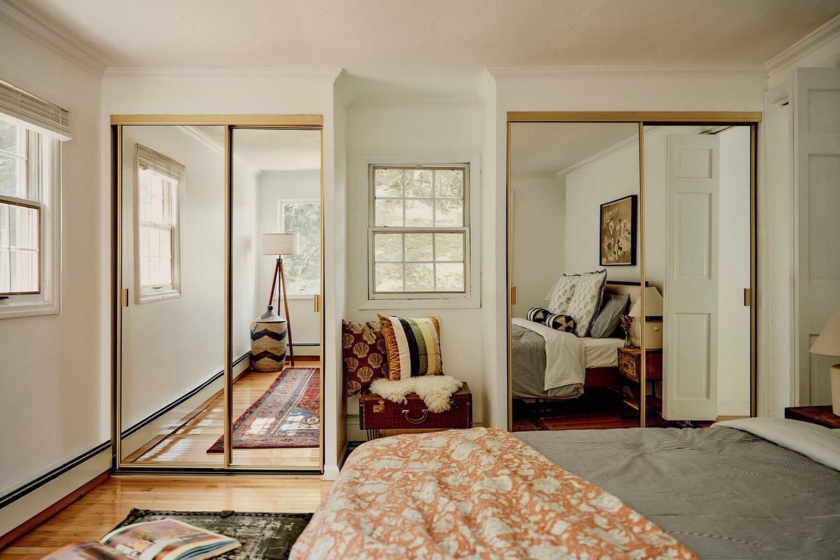 Bedroom, Interior, Wood Texture Flooring