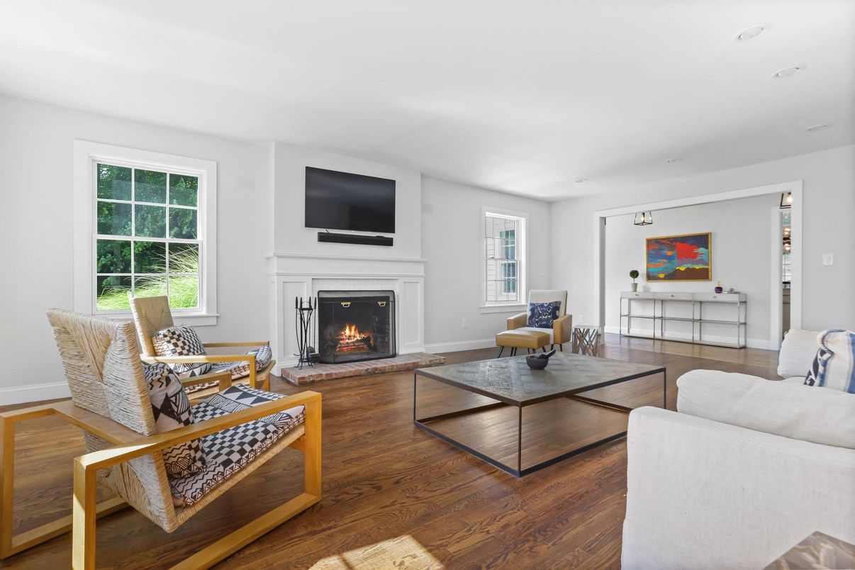 Fireplace, Interior, Living room, Wood Texture Flooring