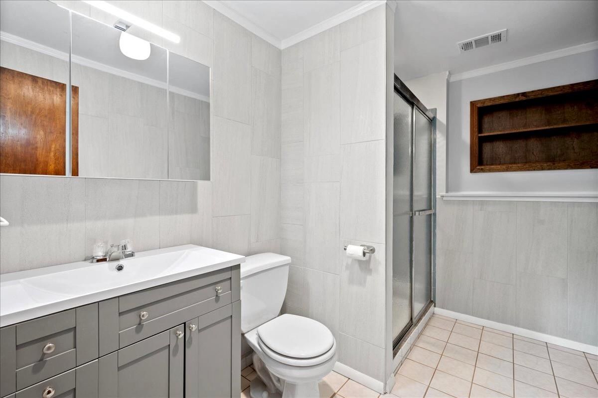 Bathroom, Glass Shower, Interior