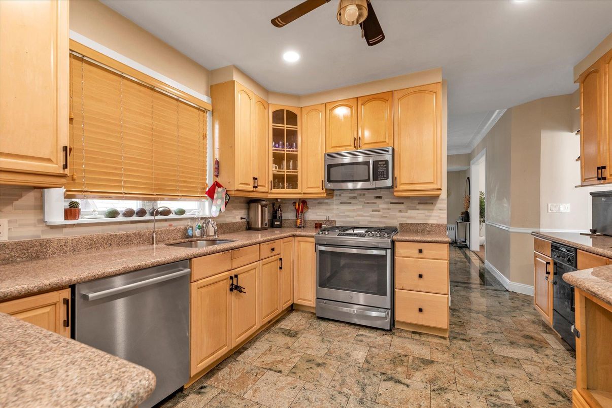 Interior, Kitchen, Recessed Lighting, Stainless Steel Appliances