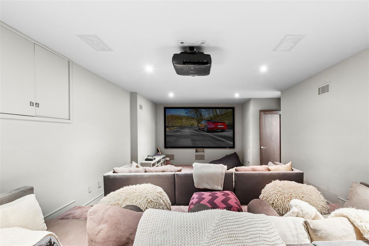 Interior, Living room, Recessed Lighting