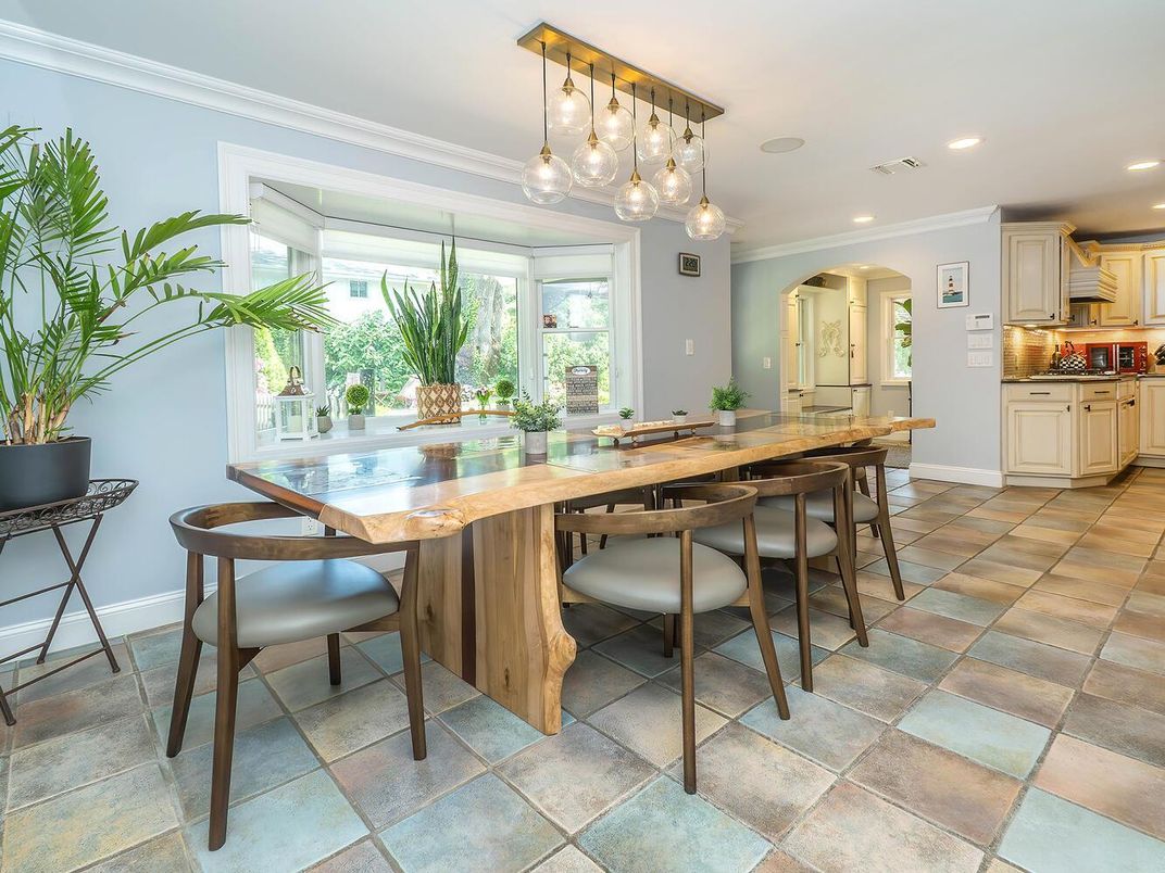 Dining room, Interior, Kitchen, Pendant Lights, Recessed Lighting