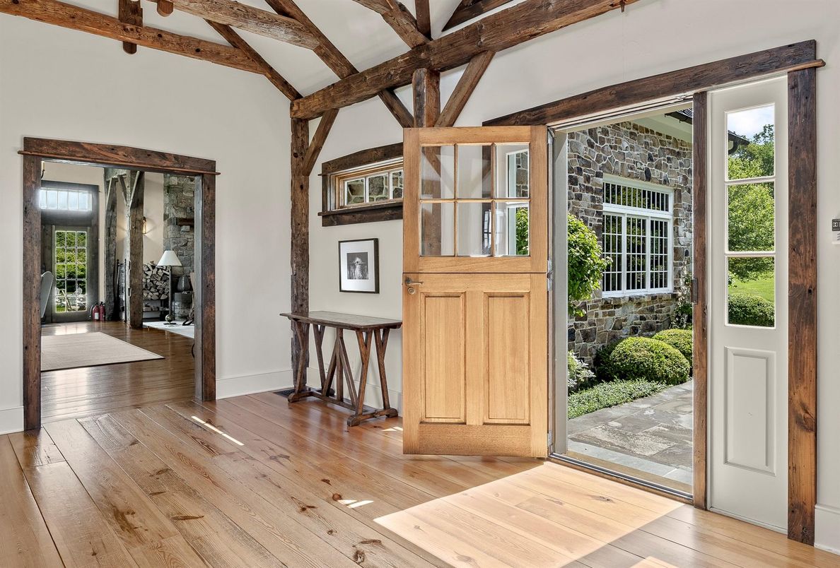 Interior, Wooden Beams, Wood Texture Flooring