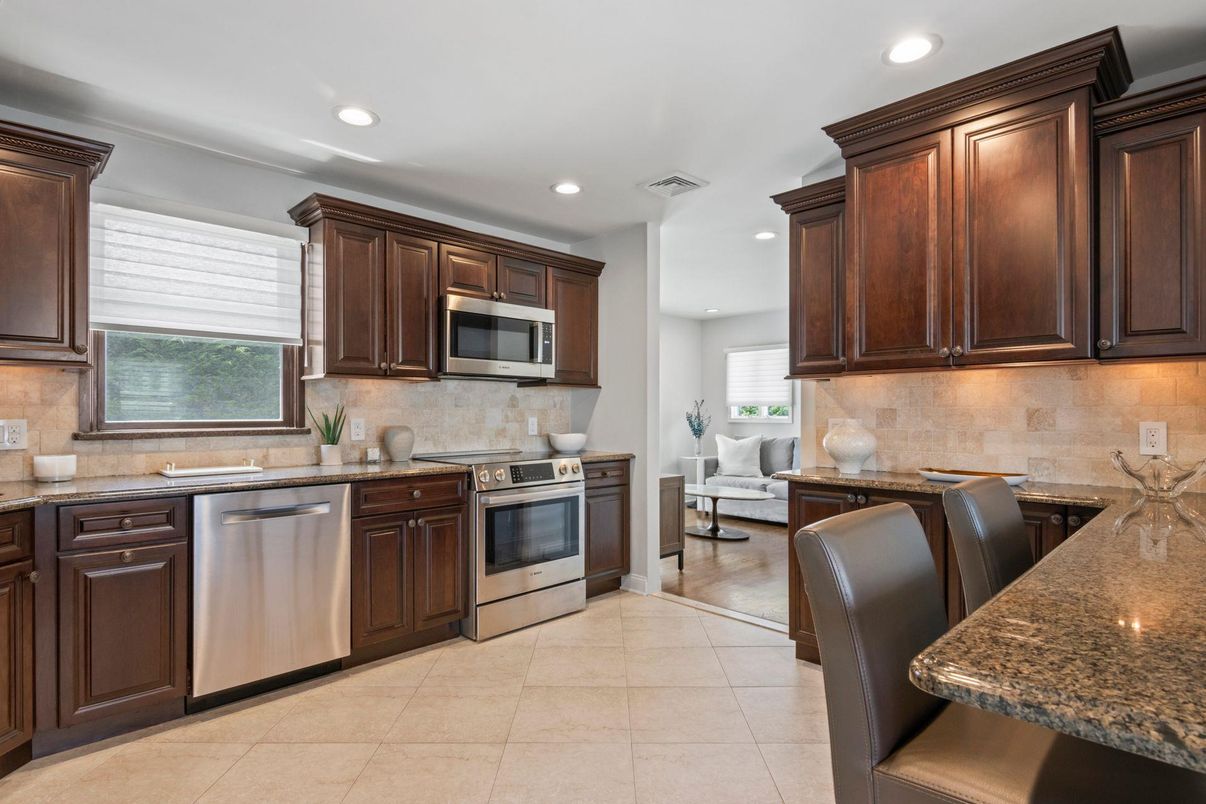 Interior, Kitchen, Recessed Lighting, Stainless Steel Appliances