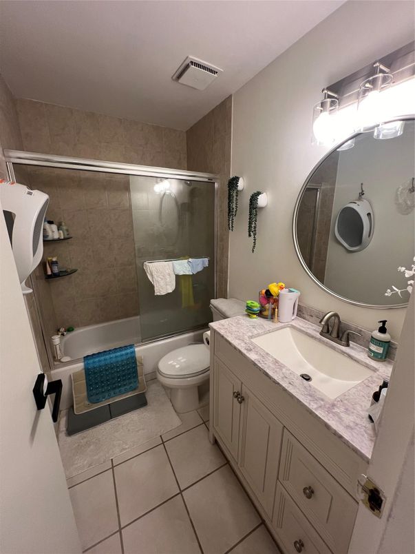 Bathroom, Dual Sink Vanities, Glass Shower, Interior