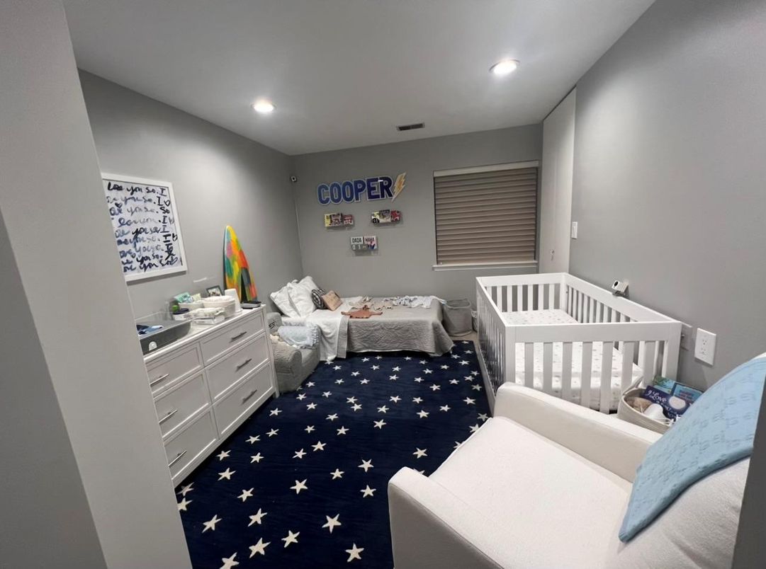 Bedroom, Interior, Recessed Lighting