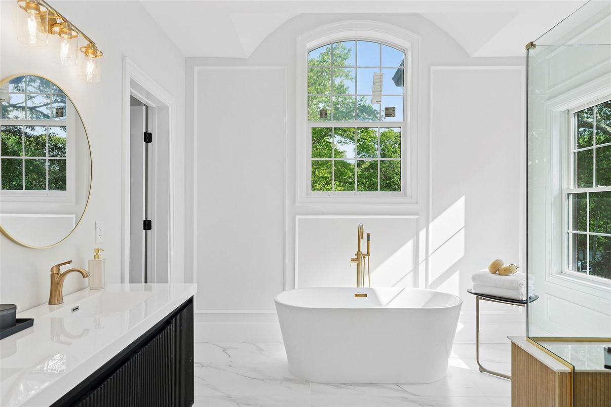 Bathroom, Free Standing Baths, Interior, Marble