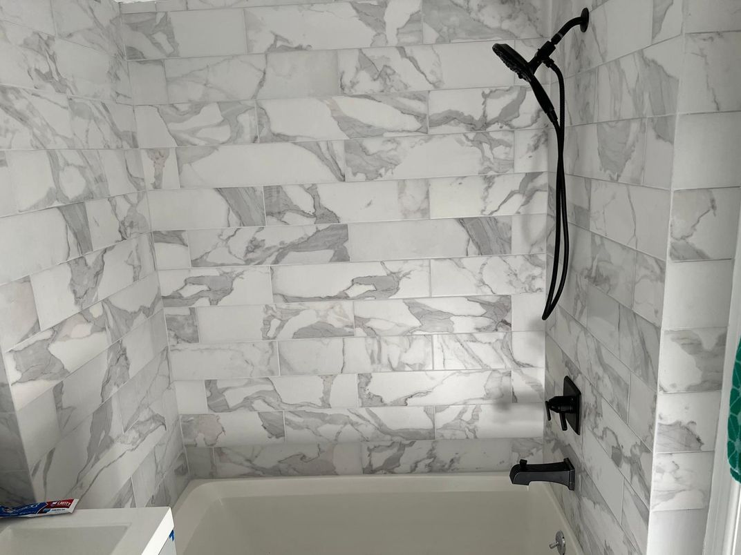 Bathroom, Interior, Marble Walls