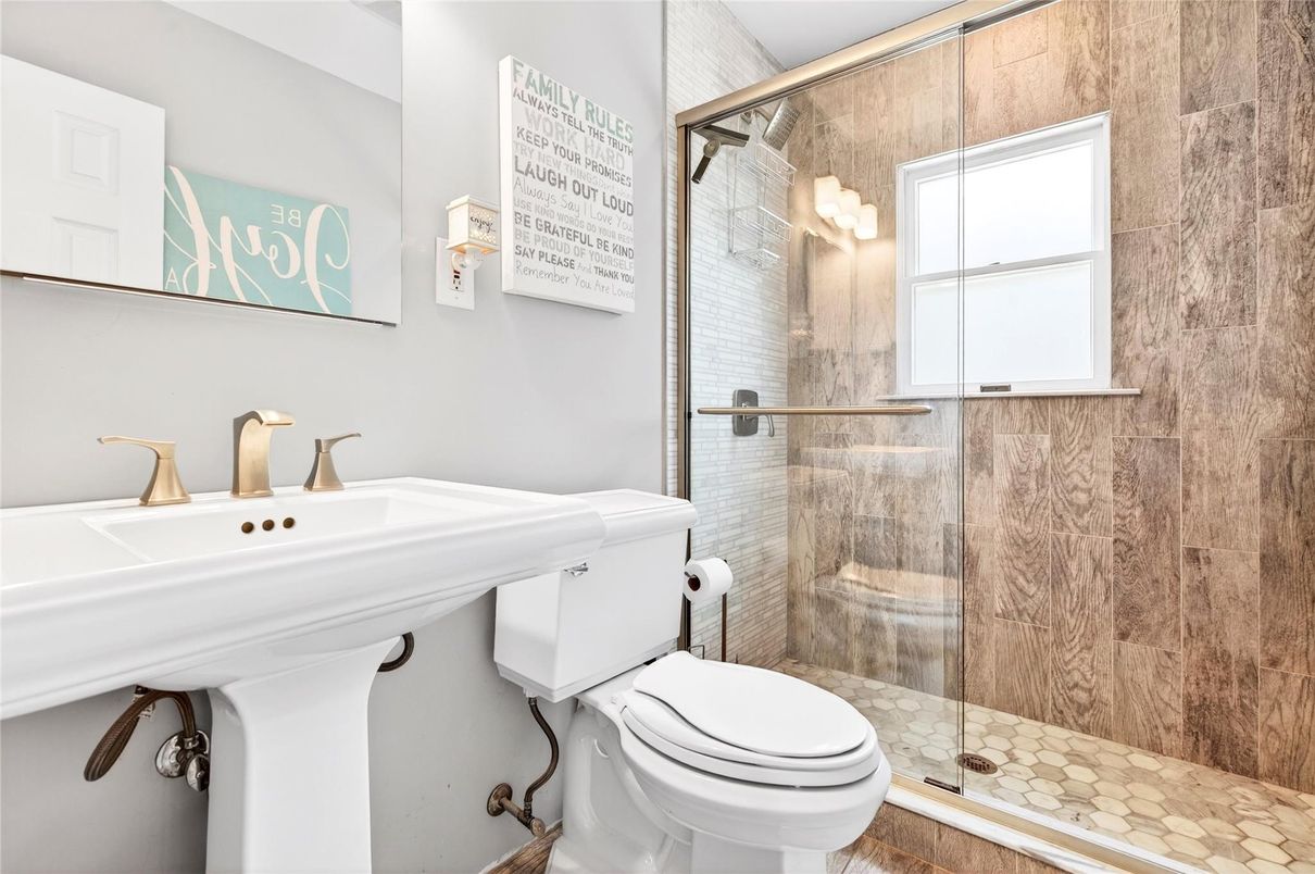 Bathroom, Glass Shower, Interior