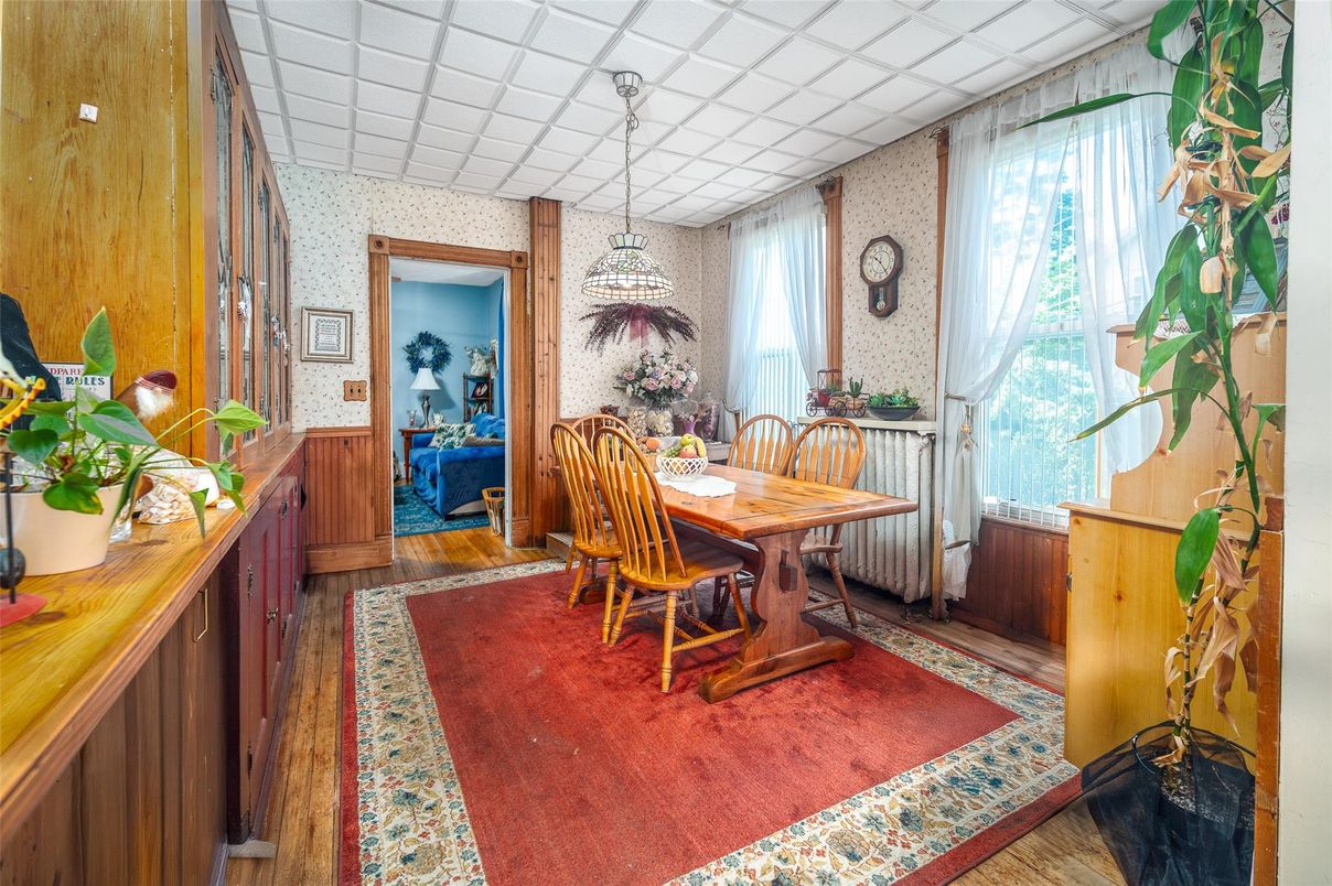 Dining room, Interior, Wood Texture Flooring