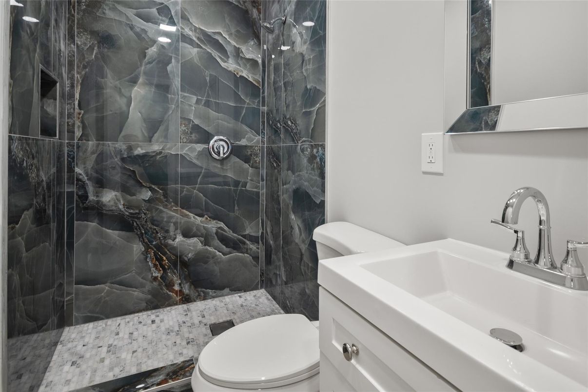 Bathroom, Glass Shower, Interior