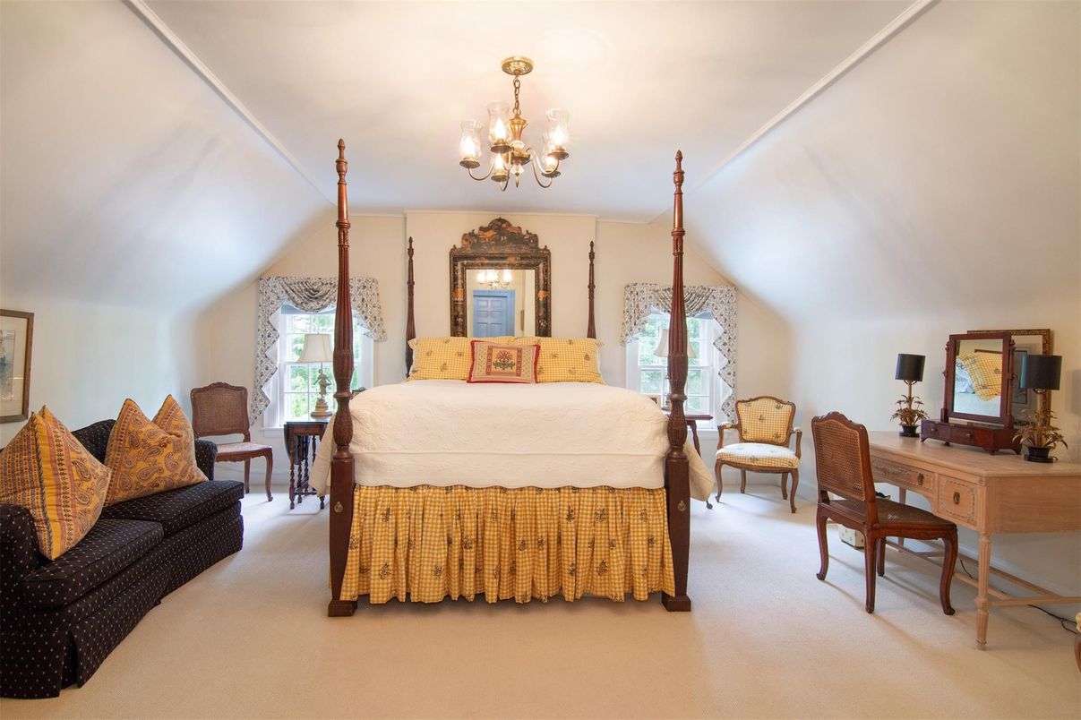 Bedroom, Chandelier, Interior