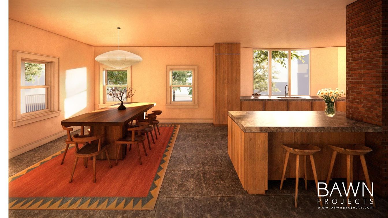 Dining room, Interior, Pendant Lights
