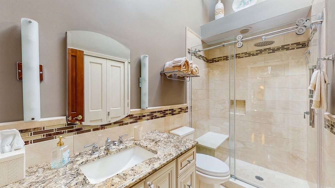 Bathroom, Glass Shower, Interior