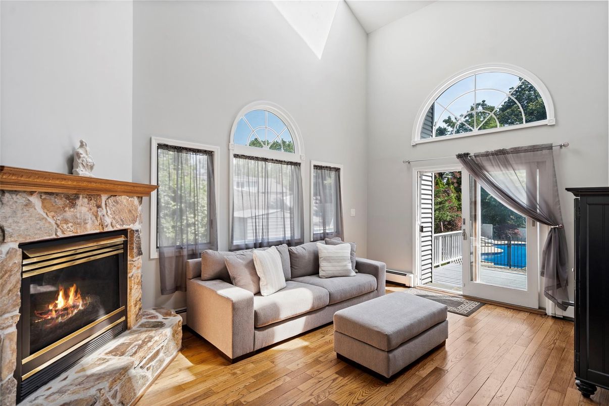 Fireplace, Interior, Living room, Wood Texture Flooring