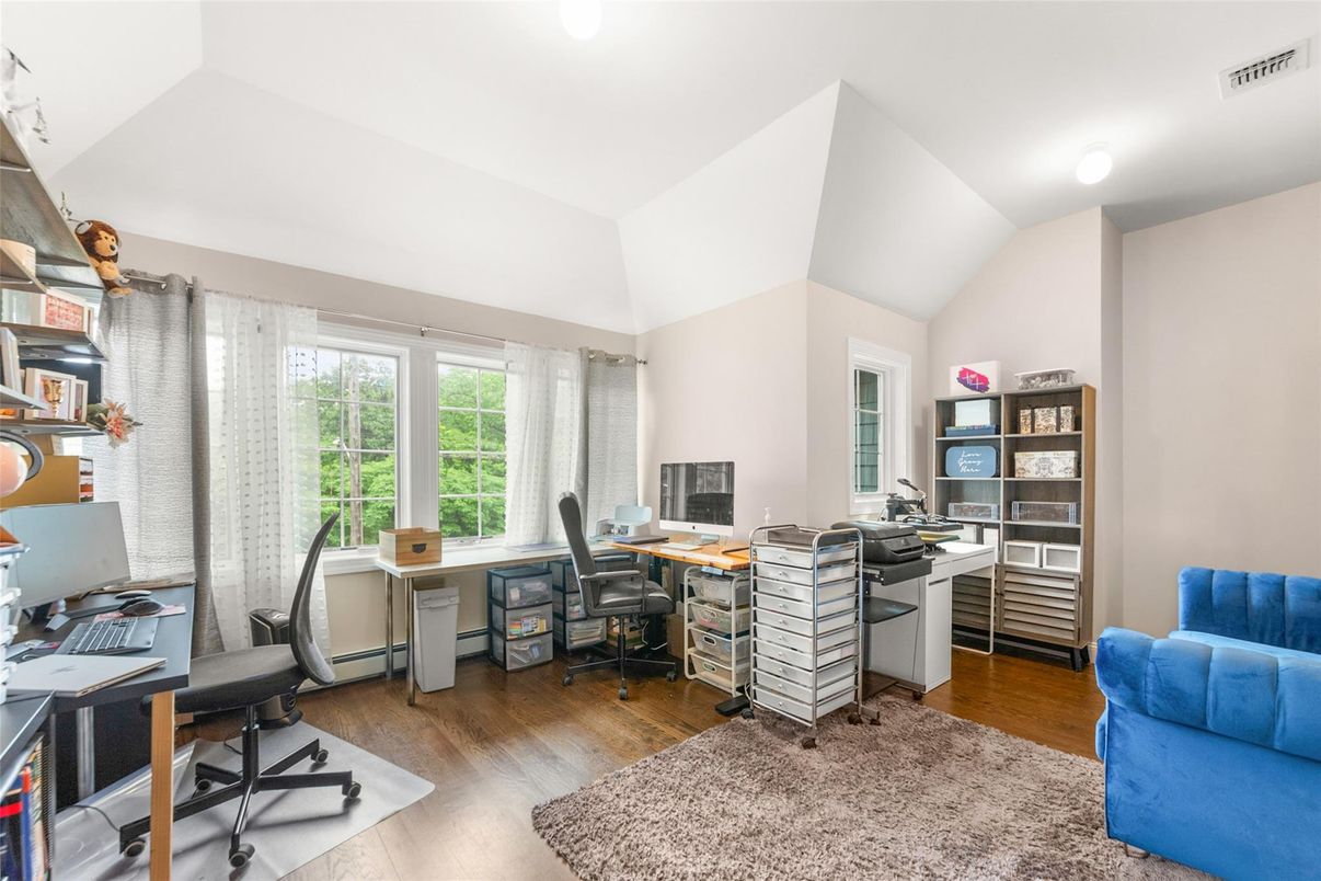 Home Office, Interior, Wood Texture Flooring