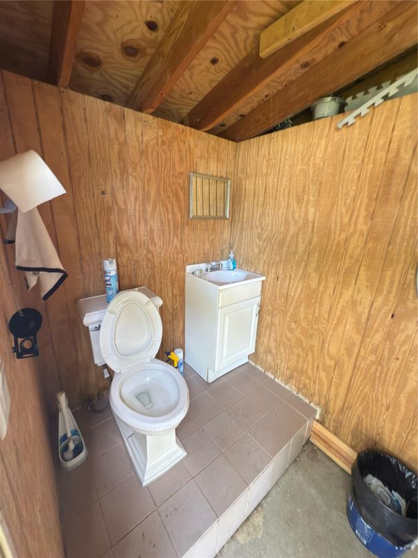Bathroom, Interior, Wooden Beams, Wooden Ceilings, Wooden Walls