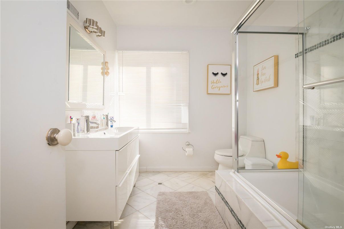 Bathroom, Glass Shower, Interior, Marble
