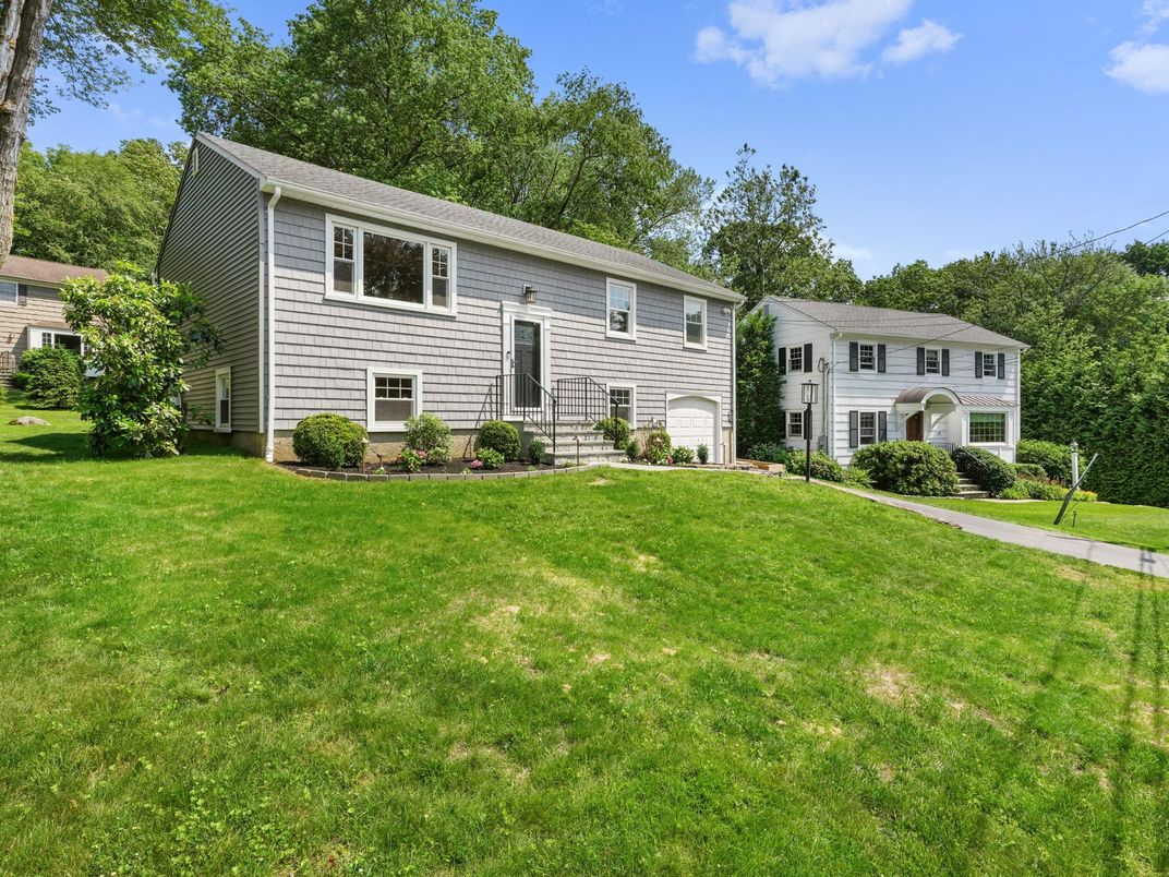 Attached, Backyard, Exterior, Facade, Raised Ranch