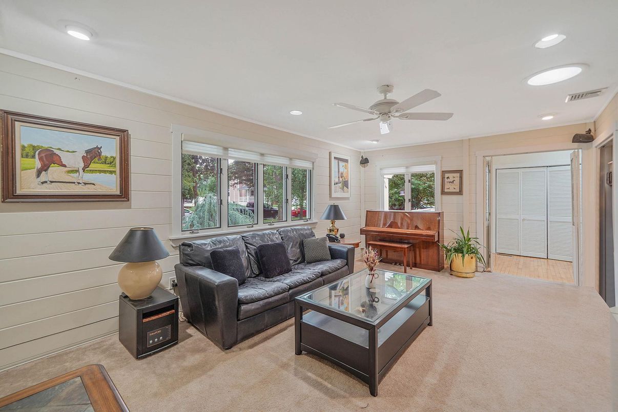 Interior, Living room, Piano, Recessed Lighting
