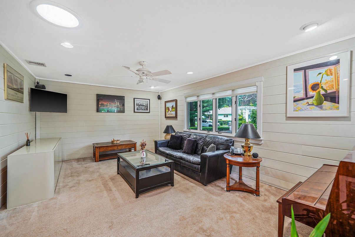 Interior, Living room, Recessed Lighting