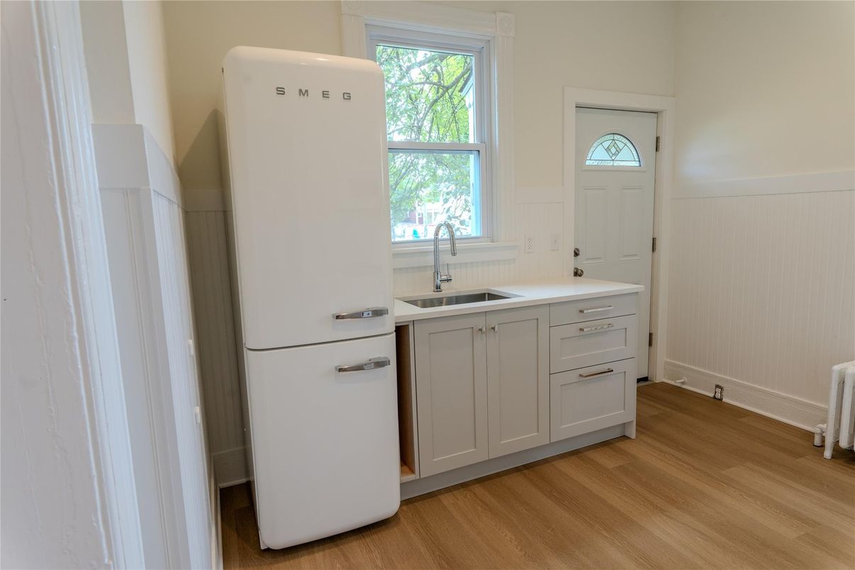 Interior, Kitchen, Wood Texture Flooring
