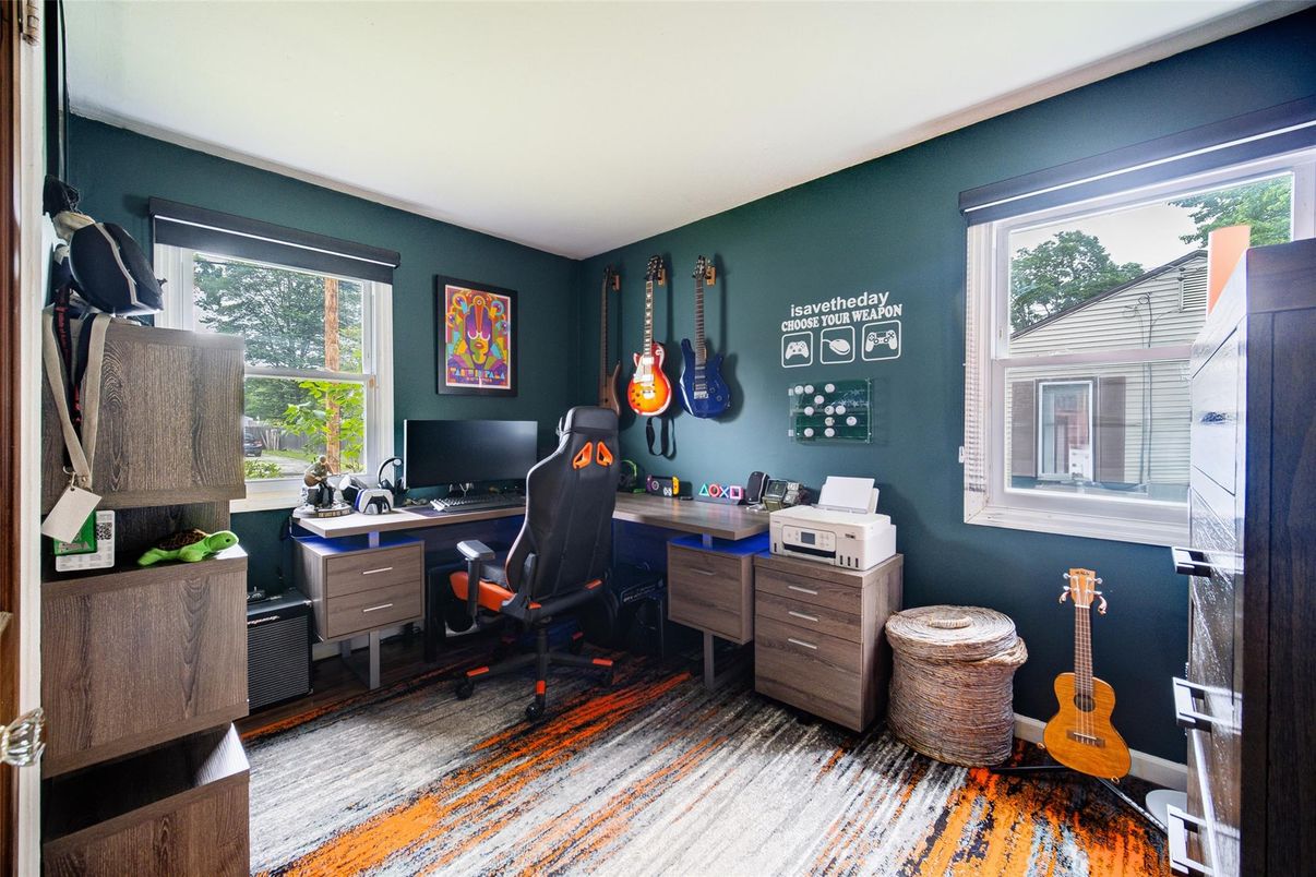 Home Office, Interior, Wood Texture Flooring