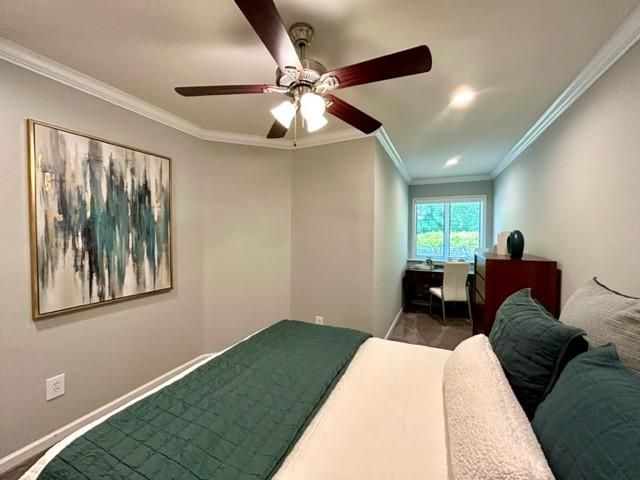 Bedroom, Home Office, Interior, Recessed Lighting