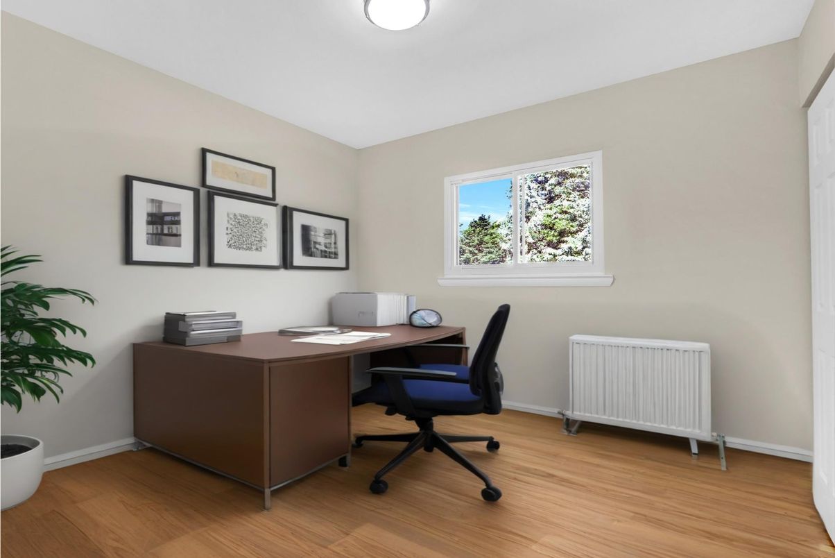 Home Office, Interior, Wood Texture Flooring