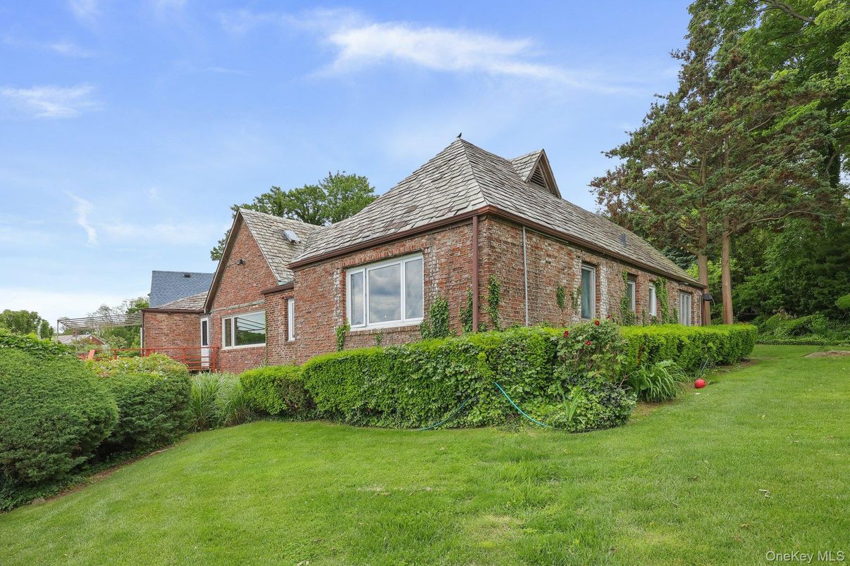 Backyard, Exterior, Facade, Brick Facade, Tudor Revival