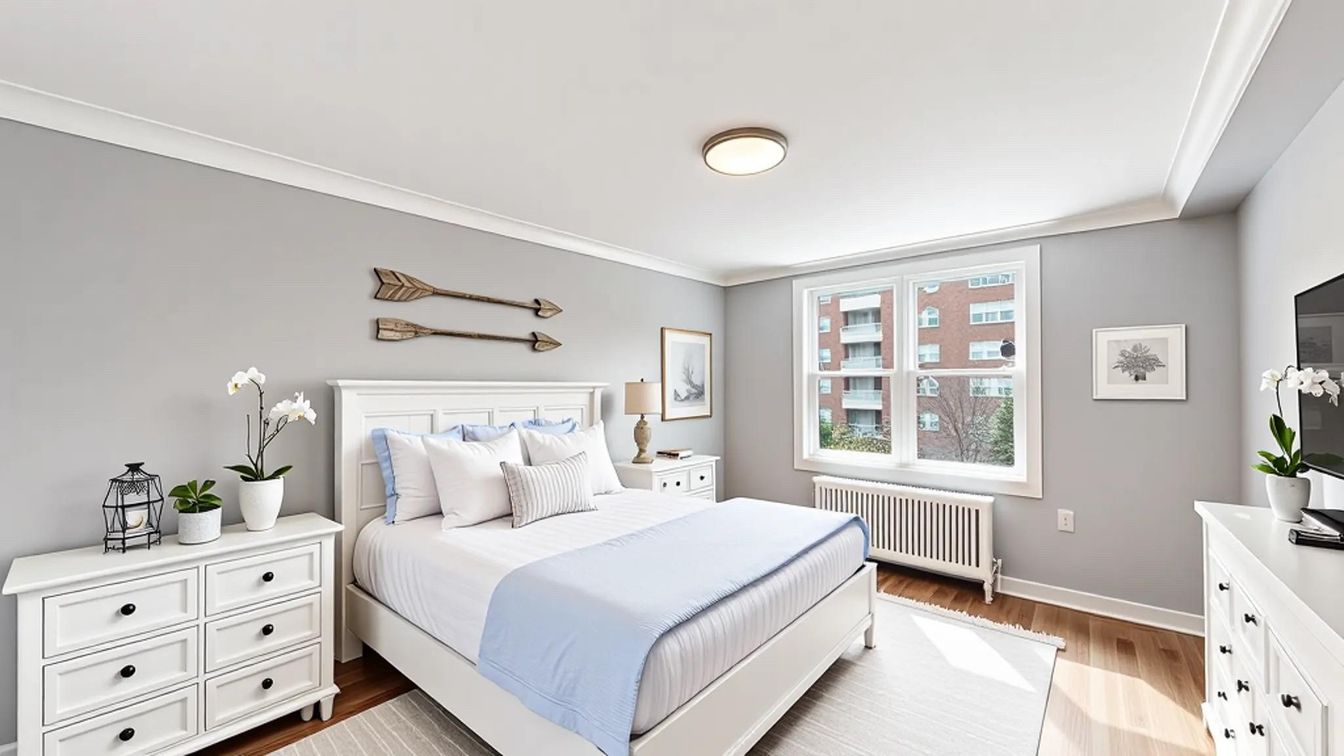Bedroom, Interior, Wood Texture Flooring