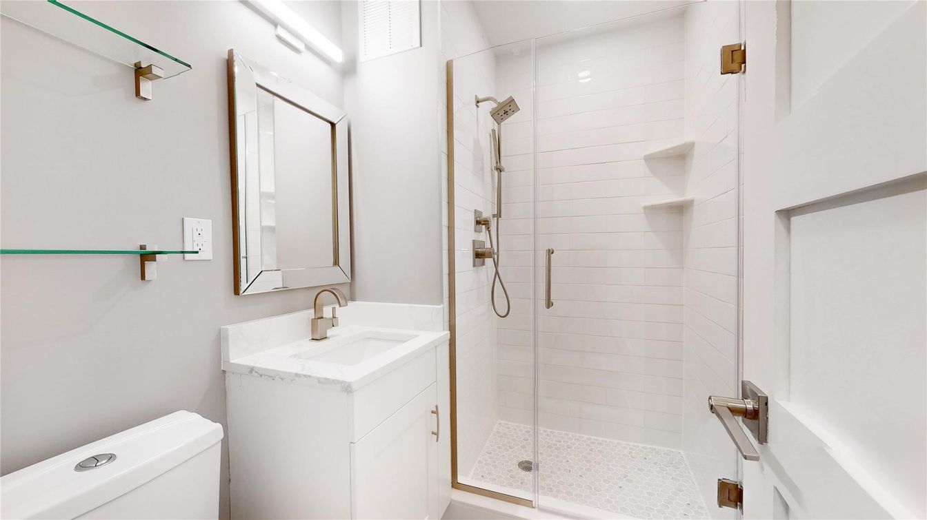 Bathroom, Glass Shower, Interior