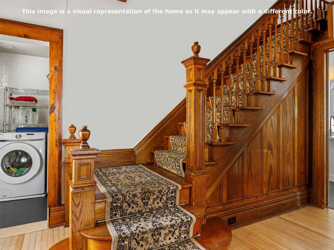 Interior, Washer, Wood Texture Flooring