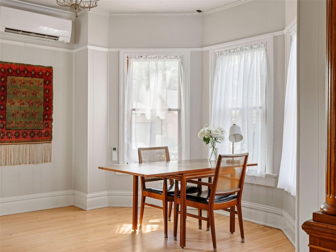 Dining room, Interior, Wood Texture Flooring