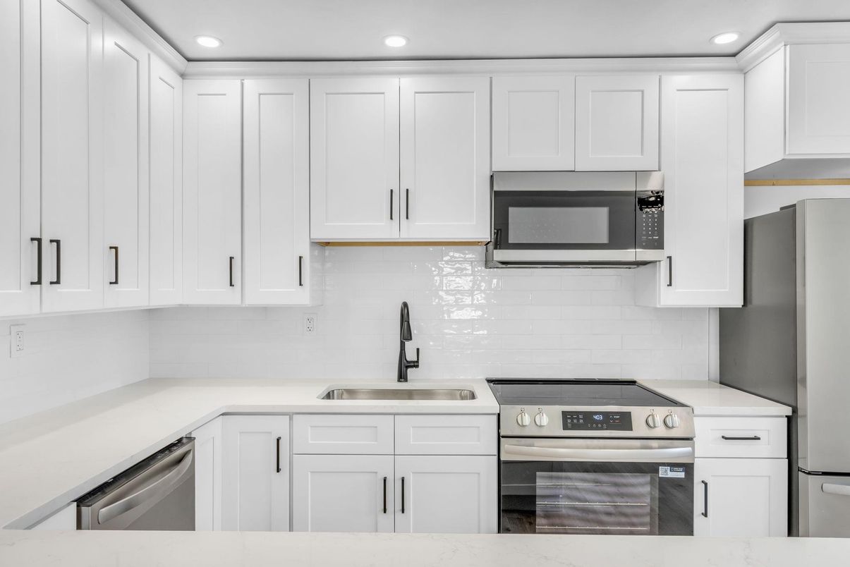 Interior, Kitchen, Recessed Lighting, Stainless Steel Appliances