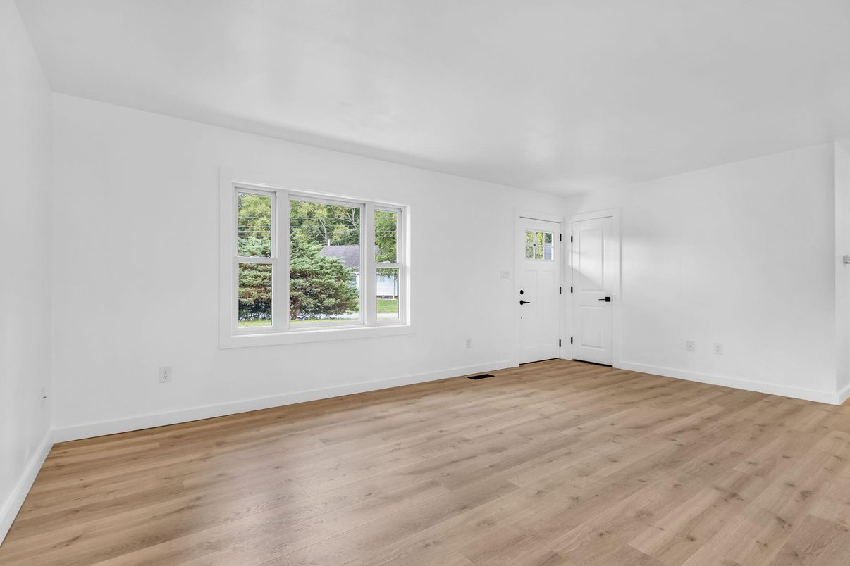 Empty room, Interior, Wood Texture Flooring