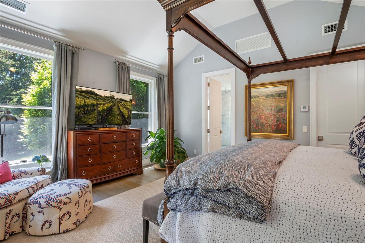 Bedroom, Interior, Wood Texture Flooring