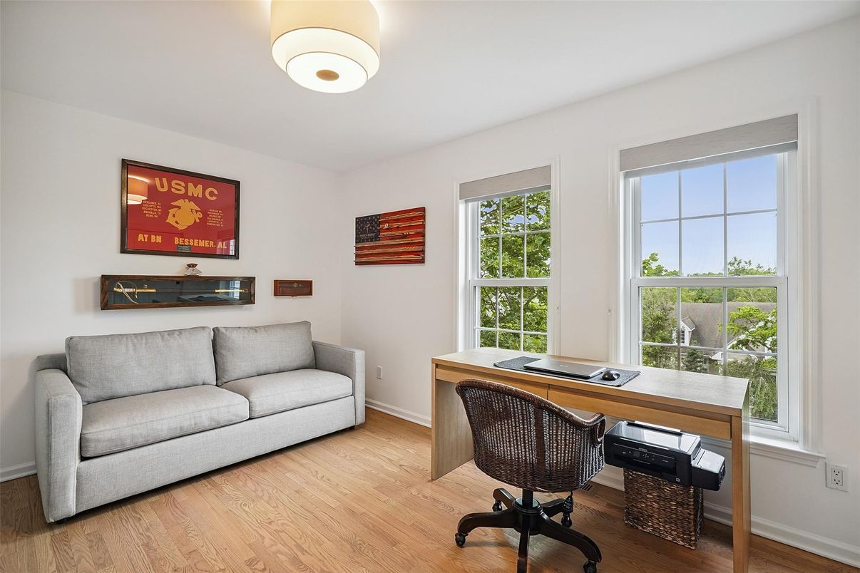 Home Office, Interior, Wood Texture Flooring